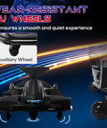 12V Electric Kids Go Kart Drift Car With Slow Start Music And Colorful Lights Outdoor Ride On Toy For Ages 8 To 12 Two Speed