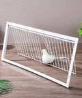 Racing Birds House Door Reinforced Movable Cage Entrance For Training Easy Install Bird Cage Door 20.86 By 10.23 By 0.78 Inches Secure Entry