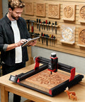 Pro Grade All Metal CNC Router With Huge 460x460mm Working Area, NEMA 57 Stepper, 3.5 Inch Touch Screen, Upgraded 3 Axis Engraver