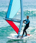 Person using Inflatable Windsurf Wing Foil For Wind Wing Foiling And Surfing Handheld Wing For Water Sports 3.2 Square Meters