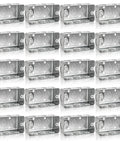 20 Pack Galvanized Steel Electrical Box 4 By 2 Inch Utility Junction Box 1-7/8 Inch Deep Raised Ground Square 13 Cu In Capacity