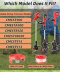 Replacement Weed Eater Line Spools Set For Craftsman String Trimmer CMZST0653 includes trimmers and spools