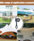 Built Tough Heavy Duty Aluminum Alloy Canopy Mount Bracket With Copper Core For Outdoor Awnings in various settings