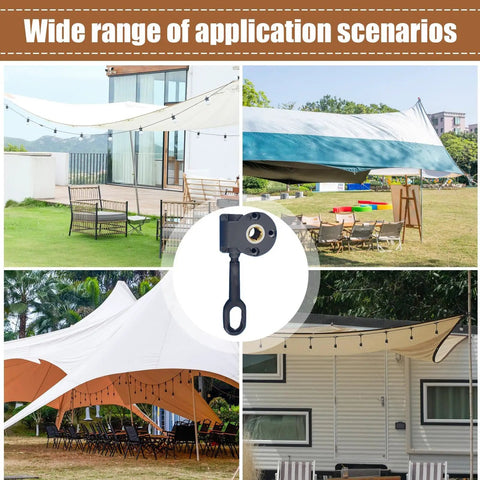 Built Tough Heavy Duty Aluminum Alloy Canopy Mount Bracket With Copper Core For Outdoor Awnings in various settings