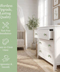 Top Shelf Vintage Floral Ceramic Cabinet Knobs And Drawer Pulls Set To Freshen Your Space With A Darn Cute 40mm Round Design for white dresser.