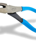 High Leverage Diagonal Cutting Pliers With Curved Jaw For Maximum Power And Less Strain Side Cutting 7.5 Inch Wire Cutting Tool with blue handles