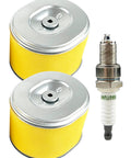 Honda GX Series Air Filter Kit 2 Pack For GX140 GX160 GX200 5hp 5.5hp 6.5hp Engines With Spark Plug Pro Grade Durable Paper