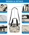 Desert Horseback Riding Insulated Lunch Bag Leakproof Cooler with compartments and waterproof design details