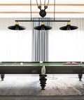 Three Pack Rustic Farmhouse Pendant Lights For Kitchen Island And Dining Room With Three E26 Sockets Adjustable Pulley over pool table