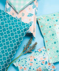 Heavy Duty Poly Mailers Self Seal Shipping Bags 2.3 Mil With Floral Blue Pink Flower Dot Plaid Designs 6x9 And 10x13 Inches 80 Pack