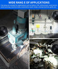 Beast Mode Clamp Light With Flexible Clip for Workshop, 2000 Lumen LED illuminating lathe, workbench, and desk areas