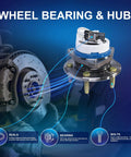 Beefed Up Front Wheel Hub Bearing Assembly 5 Lug ABS Fit GM Cars Including Buick LaCrosse LeSabre Century Park Avenue Regal
