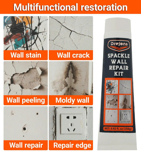 All Purpose Drywall Repair Paste Kit 250g Quick Patch Spackle For Holes And Cracks So You Can Patch Like A Pro In No Time With Tough Hold And All Season Temp Resistance