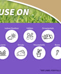 Citrus Fruit Nut Orchard Spray 32 Oz Concentrate multi-purpose use chart for pest control on lawns, shrubs, edibles, and ornamentals.