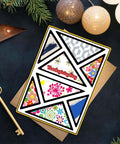 Geometric Die Cuts For Card Making And Scrapbooking Background Dies With Hollow Frame For Rectangle And Triangle Designs Durable Carbon Steel Metal Die Cuts For DIY Craft Embossing And Paper Album Decor featuring Thanksgiving theme