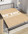 Queen Size Bamboo Bunkie Board Heavy Duty Bed Base Under Mattress Zero Flex Platform Holding Up To A Ton on bed frame