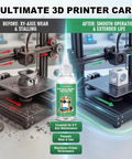 Comparison of 3D printers with and without 3D Printer Lubricating Oil 60ML Bearing Lube For X And Y Axis Smooth Printing Long Lasting Maintenance Oil