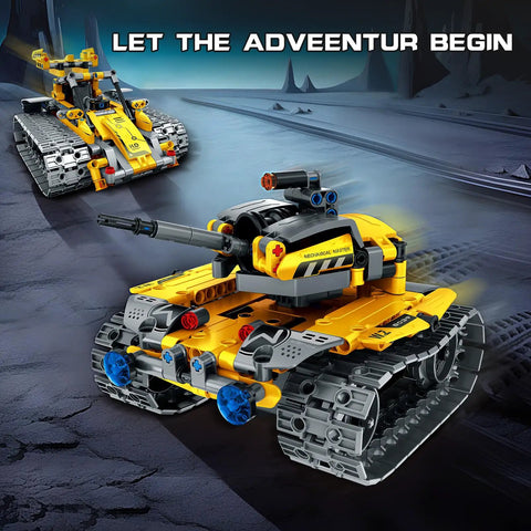 STEM Robot Building Kit For Kids Aged 8 to 12 With Remote Control Cool Hands On Robotics Toy For Boys And Teens Learn Coding Engineering And Problem Solving The Ultimate Gift For Birthday Or Holidays, tank build