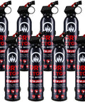 12 Pack Grab And Go Dry Fire Spray Ace Safety Gear For Kitchen Grease Or Car Electrical Fires Solid No Sweat Protection displayed in a neat row.