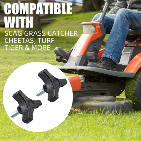 Heavy Duty Deck Wing Nut Knob For Three Eighths Inch Sixteen UNC Threads Replacement Four Pack Fits Lawn Mowers