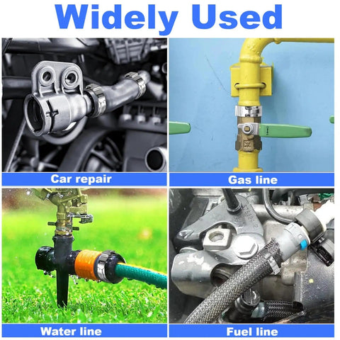 260 Piece Hose Clamp Kit used on car repair, gas line, water line, and fuel line applications
