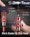 21 Piece Portable Tool Kit With Mini Ratchet Wrench, S2 Steel Screwdriver Bits, Magnetic Locking Bit Holder mechanism