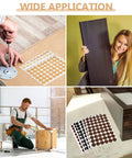 Massive 864 Piece Wood Grain Screw Hole Covers Set 0.83 Inch Waterproof PVC Caps for furniture application
