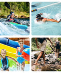 Kayaking, swimming, and water park fun inspire use of Universal Waterproof Phone Case Dry Bag Two Pack IPX8 Fits All Phones Up To 7 Inch Screen