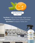 Granite Cleaner And Polish Two 16 Ounce Bottles Pro Grade Formula for kitchen countertops with citrus notes.