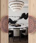Red Double Sided Entry Door Pull Handle For Glass And Wooden Doors, Heavy Duty Aluminum Door Pull, Interior Exterior Use