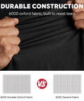 Close-up of 600D fabric from 36 Inch Outdoor Prep Table Cover For Grill Island Setup And Kitchen Island All Weather Waterproof 600D Cart Cover With Roll Up Zippered Door Fits Outdoor Storage Cabinets Black, showing durability.