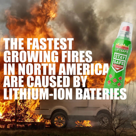 Straight Up Knock Out Dangerous Lithium Ion Battery Fires With This Totally Safe Non Toxic Fire Suppressant Spray Designed For Phones Laptops Tablets And Power Banks To Stop Blazes Fast