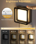 Two Pack LED Night Lights That Plug Into Wall With Dusk To Dawn Sensor, showing adjustable dimmable brightness feature.