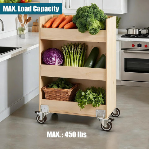 Side Mount L Shaped Plate 2 Inch Rubber Casters Set Of 4 With 2 Swivel And 2 Brakes Heavy Duty Low Profile Casters on kitchen cart