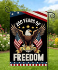 250 Year Anniversary USA Garden Flag For Outdoors With Eagle Design Double Sided 12x18 Inch Patriotic Backyard Flag in garden