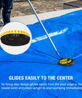 Automatic 115V Submersible Pool Cover Pump For Easy Water Removal From Pool Covers Hot Tubs Ponds And Fish Tanks in use