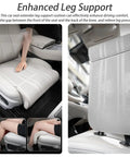 Upgrade Your Ride With This Brown Leather Car Seat Leg Extender Cushion Perfect For Mini Cooper SE Convertible John Cooper Works Electric Drivers Who Need Serious Thigh Support And Extra Legroom While Cruising Around.
