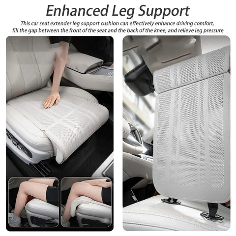 Upgrade Your Ride With This Brown Leather Car Seat Leg Extender Cushion Perfect For Mini Cooper SE Convertible John Cooper Works Electric Drivers Who Need Serious Thigh Support And Extra Legroom While Cruising Around.