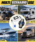 Heavy Duty 60 Amp Mini ANL Fuse Holder With 0 2 And 4 Gauge Wire Setup Including Badass Overload Protection And No Sweat Clear Shield for various vehicles.