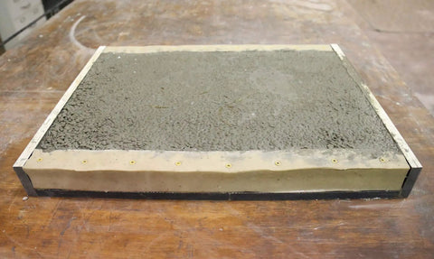 Chiseled Edge Concrete Countertop Edge Form Liner 12 Feet Long 2 Inches Wide And Deep Self Supporting No Silicone Needed