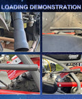 Three Stage Exhaust Header Pipe Fits 212cc 196cc 224cc Go Karts And Gas Mini Bikes, installation demonstration