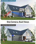 Comparison of 4K Ultra HD Auto Tracking Wired Security Camera System With Outdoor PoE PTZ Cameras Dual Lens Surveillance Kit vs. traditional system.