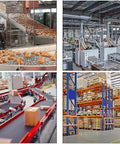 Factory conveyor systems with conveyor rollers and packaged goods, showcasing efficiency in warehouses  Upgrade Your Woodworking Workflow With Non Powered Stainless Steel Conveyor Rollers That Glide Smoothly For Perfect Outfeed And Keep Materials From Slipping In Factories Or Warehouses 5 Pack Size 30 Cm Easy Install.