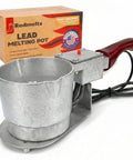 Electric Lead Melting Pot For Fishing Weights Molds And Bullet Casting Molds 5 Pound Capacity Fast Melt Up To 750 Degrees In Under 5 Minutes Heats Efficiently Melts 30 Plus Pounds Per Hour USA Designed Workhorse