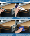 Multi Purpose Drawer Slide Lubricant And Grease For Cabinets Hinges Tracks Bearings Gears Application Steps with Brush and Cloth