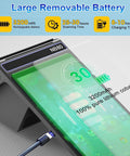 4G And WiFi POS Terminal With Android 12, 3GB RAM, 16GB ROM, 8 Inch IPS Touch Screen featuring removable battery
