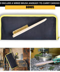 Pro Grade Metal File Set With 12 Needle Files And Storage Bag Including Large Flat Half Round Triangle And Round Files Plus Steel Brush For Woodworking Metalworking Leather And Plastic Durable Carbon Steel Long Lasting Sharpening