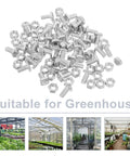 Greenhouse Nut And Bolt Hardware Kit With 50 Sets Iron Construction And Weather Resistant Fittings For Frame Repair And Garden Projects Polycarbonate Greenhouse Hardware And Easy Adaptable Small Parts, iron nuts and bolts