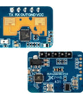 LD2410C Human Presence Radar Sensor Module 24GHz Millimeter Wave FMCW Technology Non Contact Detection With Serial Port IO Level Output HLK LD2410 Compatible Next Level High Sensitivity For Smart Home Security, PCB front and back