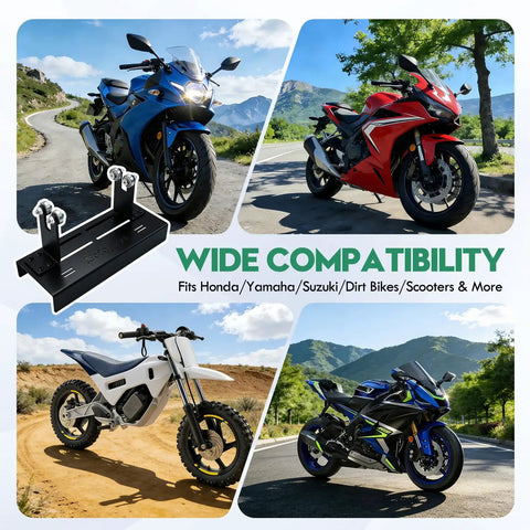 Crankshaft Truing Stand For Motorcycles And Mopeds, Runout Measurement Tool with Wide Compatibility for various bikes.